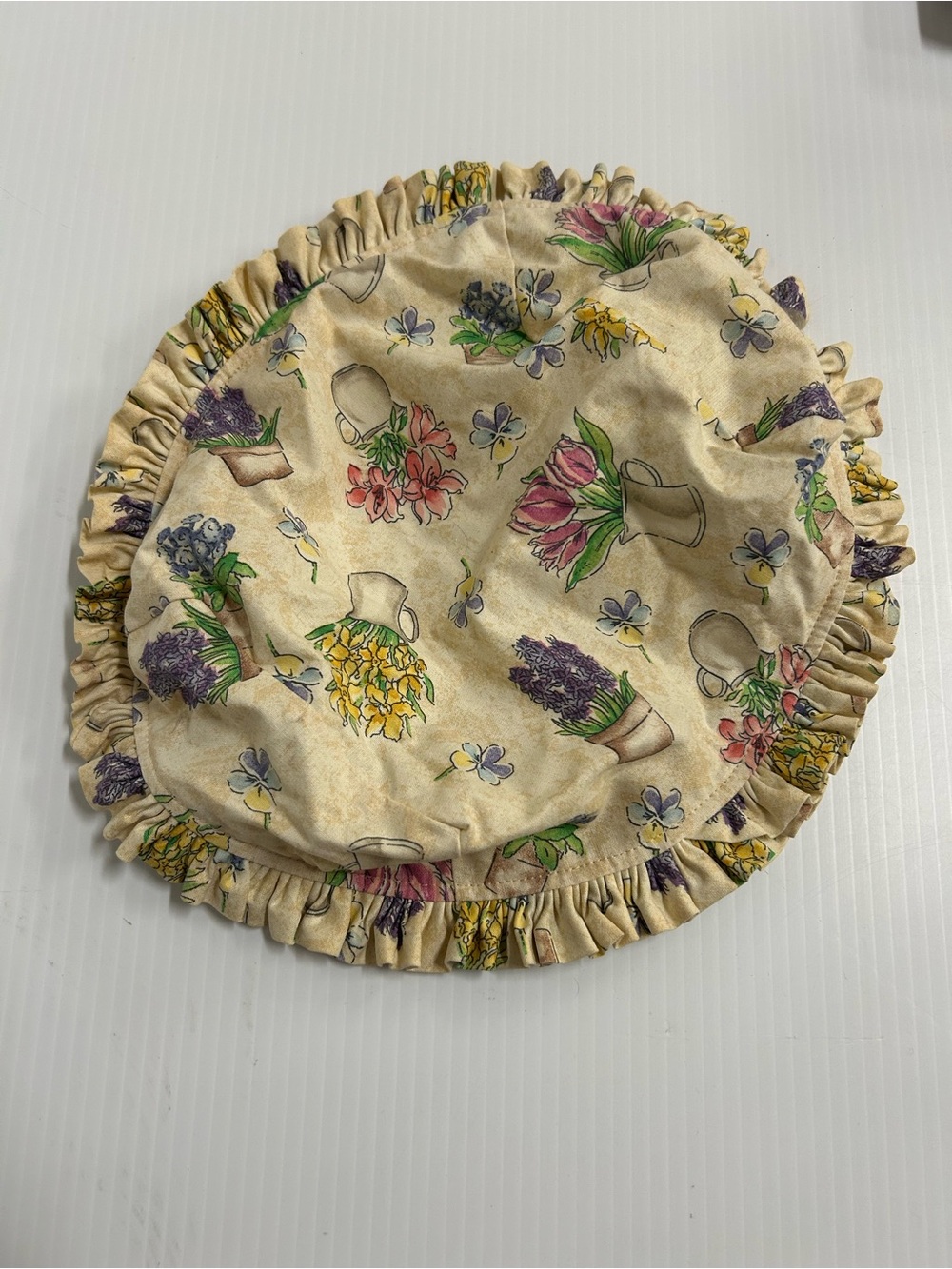 Longaberger 2000 Mother's Day Basket Stand-up Liner in the Early Blossoms Fabric